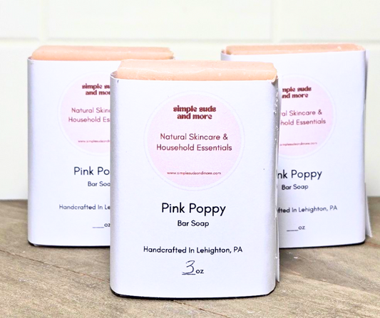 Pink Poppy Bar Soap